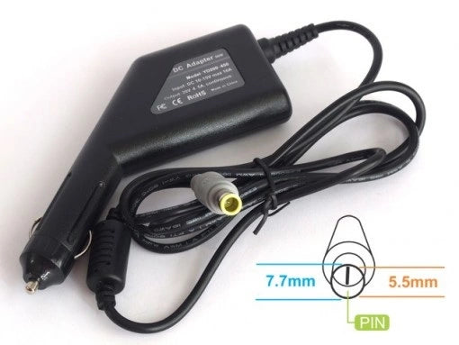 Zasilacz samochodowy do Lenovo/IBM 20V/4.5A 90W 7.7mm x 5.5mm