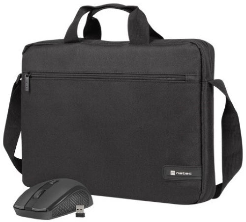 Natec WALLAROO 2 15,6" czarny z myszką (NTO-2051)